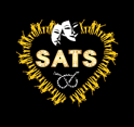 a theatre stage with a heart shaped sign that says,'sats
