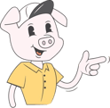 Road Hog Detailing Mascot - Max The Pig