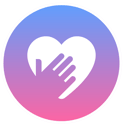 a hand placed on a heart to display values