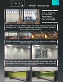 Smartglass Vinyl privacy. Switchable glass