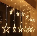 12 Stars 138 Led Curtain String Lights Window Curtain Lights with 8 Flashing Modes Decoration (₹399)