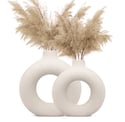 White Vase/Flower Vase/Pampas Grass Vase (₹799)