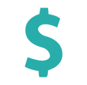 Dollar sign icon representing earning potential per booking