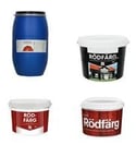Peintures fabricants huile de lin falun rouge et noir 