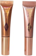 Duo Charlotte Tilbury Beauty Light Wand: illuminante liquido e blush effetto glowy,