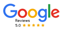 a google search results pointing to five star reviews for Leovan Removals