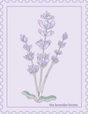 the lavender letters logo