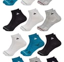 12 Pairs Solid Cotton Ankle Length Socks (₹199)