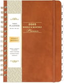 2025 Planner - Planner 2025, 6.3" x 8.4", JAN 2025 - DEC 2025, 2025 Planner Weekly Monthly, Hardcove
