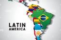 Flags of Latin American countries, also known as LATAM