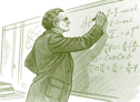 profesor en clase