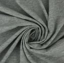Heather Gray Organic Cotton Jersey Fabric Swatch