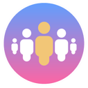 a crowd of people with one person standing out
