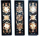 Contemporary Geometric Wall Art with glass on top, Bar Wall Art, Wooden Mosaic, Wall Decoration, Mod