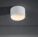 Foco de superficie cilíndrico NECK blanco, con luz difusa indirecta