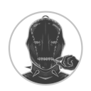 a man in a mask whit zipper
