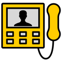 image of telephone for intercom
