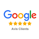 Logo google avec avis clients