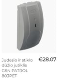 Judesio ir stiklo dužio jutiklis GSN Patrol 803 pet