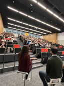 Urone conference - Elina Cohen-Peirano talking to students