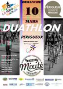 Affiche duathlon Périgueux 2019