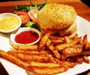 Cheeseburger with Homemade French Fries