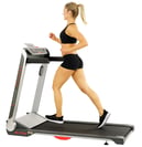 running on treadmill