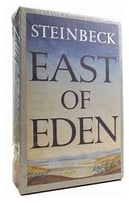 The words East of Eden on book cover