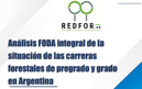 Análisis FODA carreras forestales en Argentina