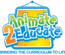 an animated animated animated education center logo