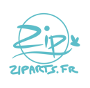 a logo for ziparts