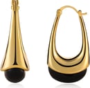 gold-plated-amber-resin-hoop-earrings-for-women-trendy