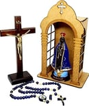 Kit Oratório Nossa Senhora Aparecida - Imagem ilustrativa