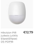Hikvision PIR judesio jutiklis Elipsė(ellipse) Ds-PDP18 (PET)