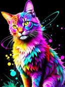 Digitale Kunst für Download - Katze
