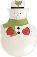 Lenox Hosting The Holidays Snowman Spoon Rest