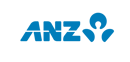 anz logo with a blue flame on it