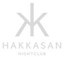 Hakkasan Nightclub Las Vegas logo, a world-renowned venue featured in Nocturnal Tours' exclusive Las Vegas club crawl package