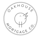 a logo for oak house mortgage company