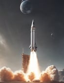 Rocket launching to success and revenue growth