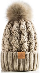 PAGE ONE Womens Winter Ribbed Beanie