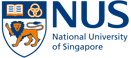 a lion with a shield and a shield with the words national university of singapore