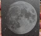 Untersetzer mit Mondfoto