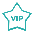 VIP icon promoting exclusive club crawl experiences