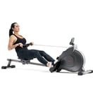 exercising on a rower