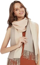 maamgic Women's Scarf Pashmina Shawls and Wraps for Evening Dresses Travel Office Winter Wedding Cas