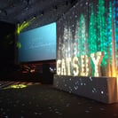 Gatsby Jazz Band lights for Gatsby Christmas event at Cheltenham Racecourse in Gloucestershire - Gatsby party idea