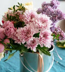 composition florale maritime sépulture