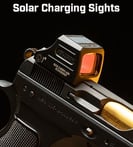 HOLOSUN HE510C-GR / HS510C Multi-Reticle 2 MOA Dot & 65 MOA Circle Open Reflex Sight for Long Guns -