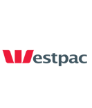 Westpac logo with a red and white logo